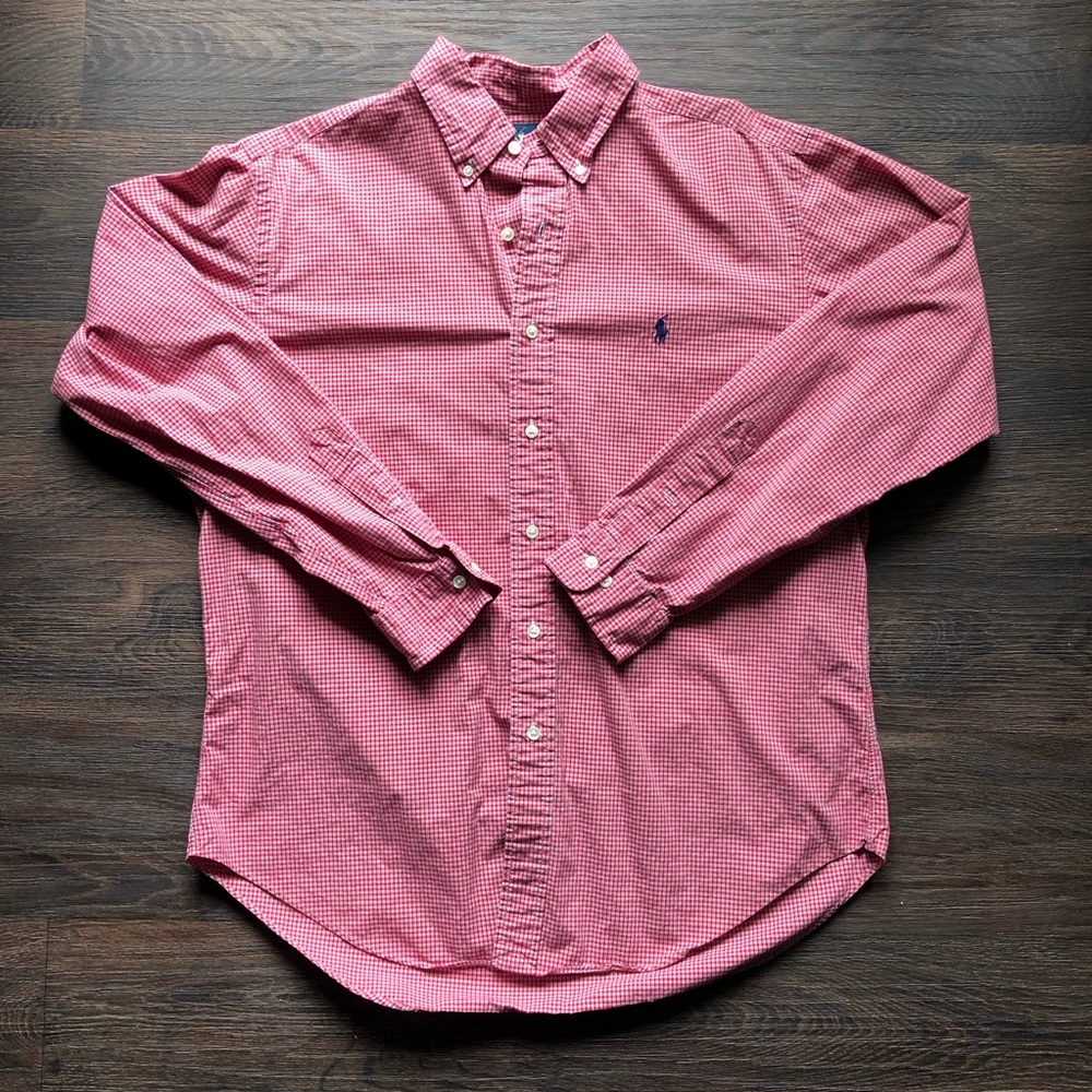 Polo Ralph Lauren Red Plaid Button Down L/S XL